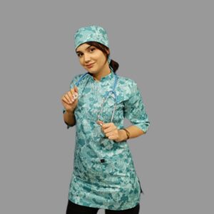 روپوش طرح دار زنانه سبز