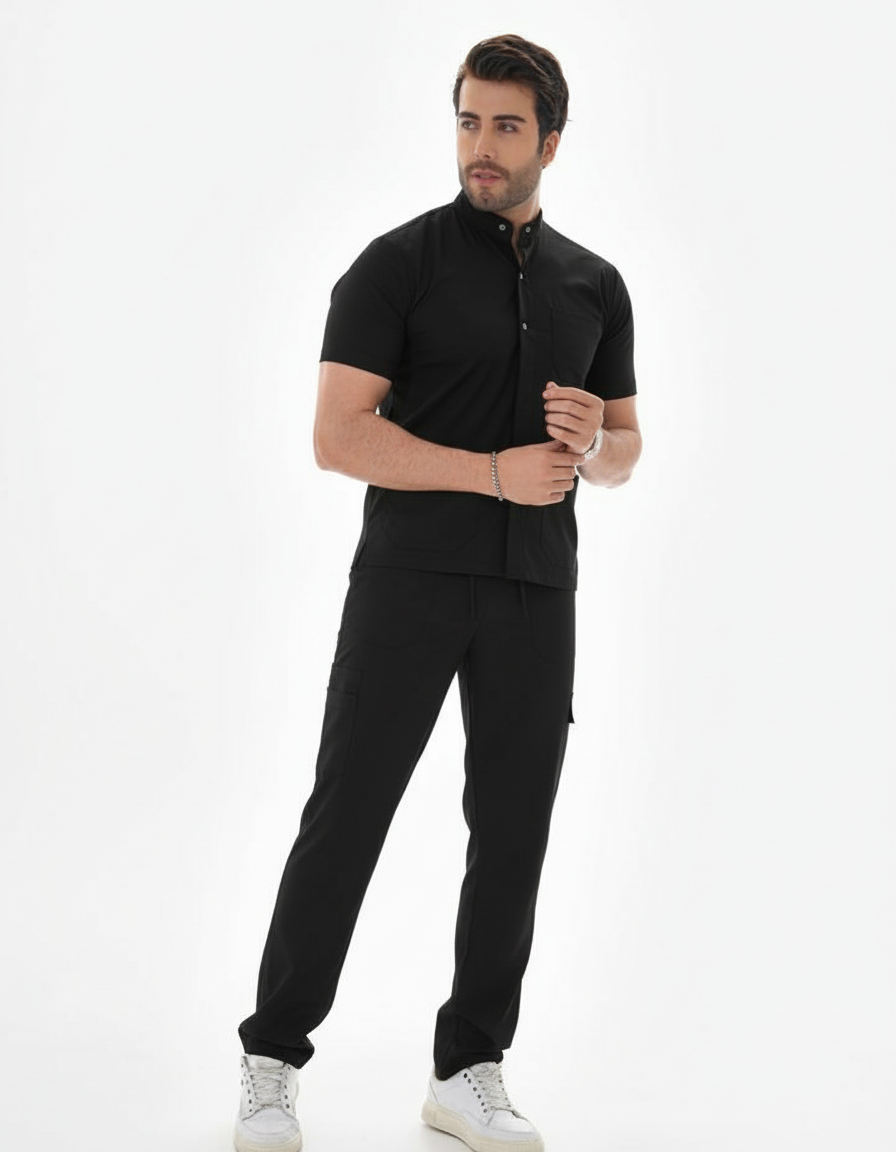 اسکراب مردانه مدل دیپلمات جلو دکمه