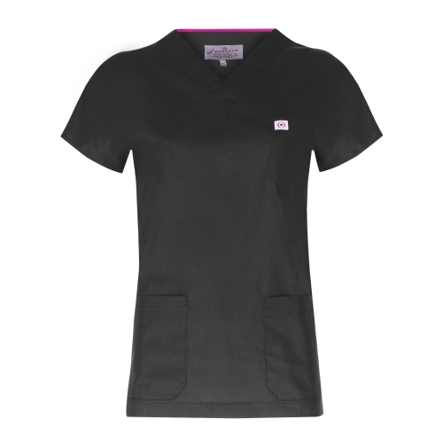 k-a-021-s---siyah-yarasa-kol-unisex-takim-15312204991867 اسکراب شلوار مردانه مدل مونوتیپ جنس تریکون - Image 1